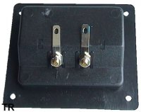 ZL-0222   Gniazdo głośnikowe 2-pin