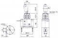 Przełącznik ASW-07D zółta dioda