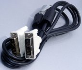 Kabel cyfrowy DVI-DVI, 1,8m 18+1