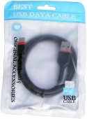 Kabel połączeniowy USB A / USB typ C; 1m