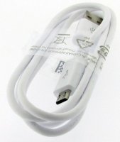 USB-0252-1,0m-wh   Kabel połączeniowy USB - mikro USB; 1,0m - biały