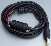 KAB-0270-01-1,2m   Kabel zasilacza z wtykiem DC 2.1/5.5; 1,2m