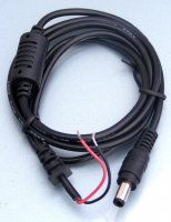 KAB-0271-01-1,2m   Kabel zasilacza z wtykiem DC 2.5/5.5; 1,2m