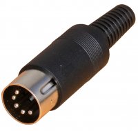 ZL-0084   Wtyk Din 5-pin na kabel