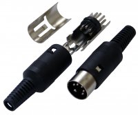 ZL-0084   Wtyk Din 5-pin na kabel