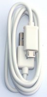 USB-0244-2m-WH   Kabel połączeniowy USB - micro USB; 2m biały