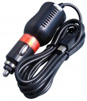 LAD-S-MINI USB   Zasilacz-Ładowarka samochodowa  5V/2.0A wtyk mini USB czerwona obwódka