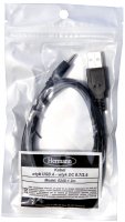 USB-0248-1.2m_   Kabel połączeniowy wtyk USB A - wtyk DC 0.7/2.5; 1,2m