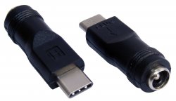 ZL-0196-USB C   Przejście DC gn. 2.1/5.5 -> wt.USB typ C