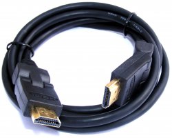 HDMI-1.5m/Ł   Kabel cyfrowy HDMI-HDMI, 1.5m regulowane wtyki