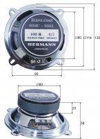 GL-HMC-5002   Zestaw głośnikowy Hermann HMC-5002