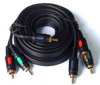 KAB-0319- 3-PP   Kabel 3RCA/3RCA; HQ; Component; 3m