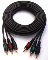 KAB-0319- 5-BL   Kabel 3RCA/3RCA; HQ; Component; 5m